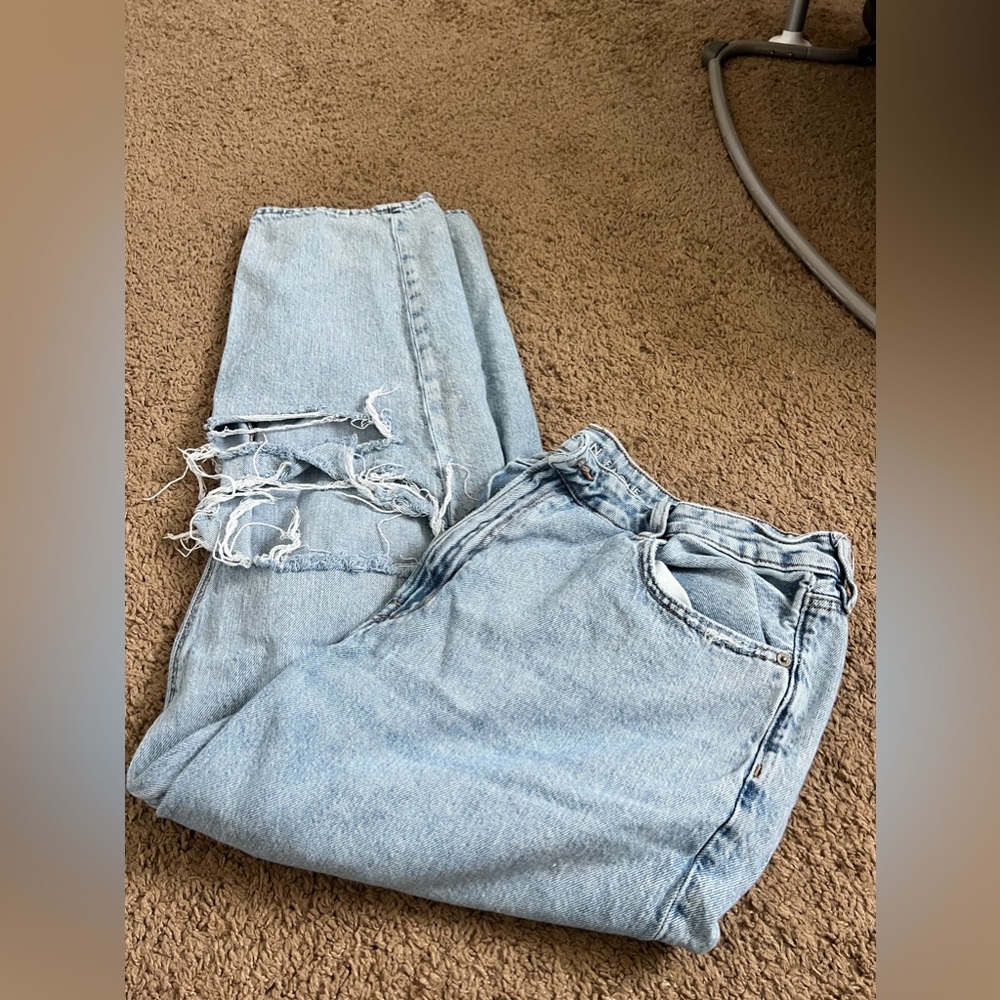 AE mom jeans